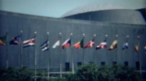1968: United Nations Headquarters Building in New York City