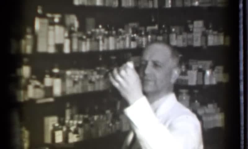 1939: Danielson Connecticut. Pharmacist Working In Local Community Drug Store and Grocery