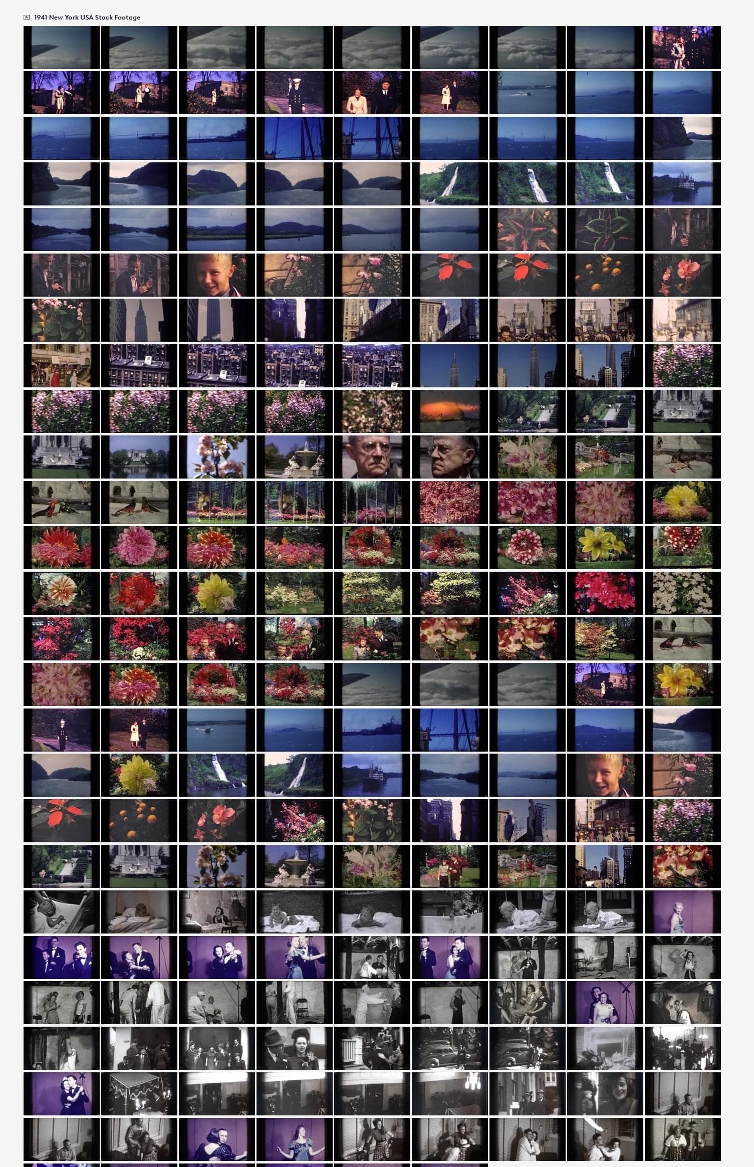 1941 New York City Historical Stock Footage & Archival Video