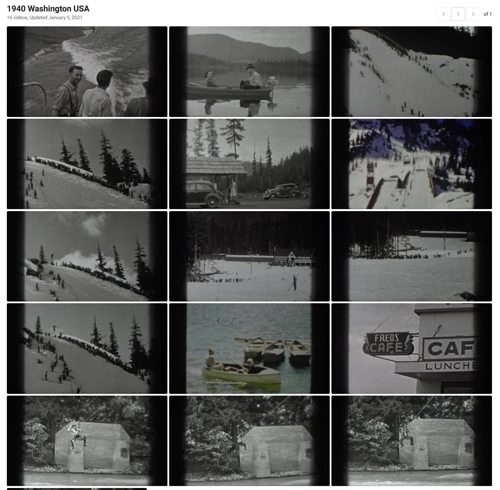 1940 Washington State Historical Stock Footage & Archival Video