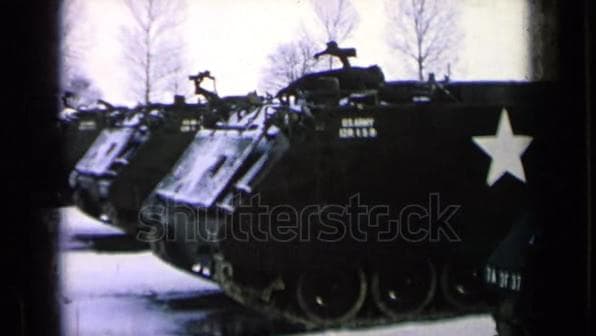 Military armor tanks preparing for war.