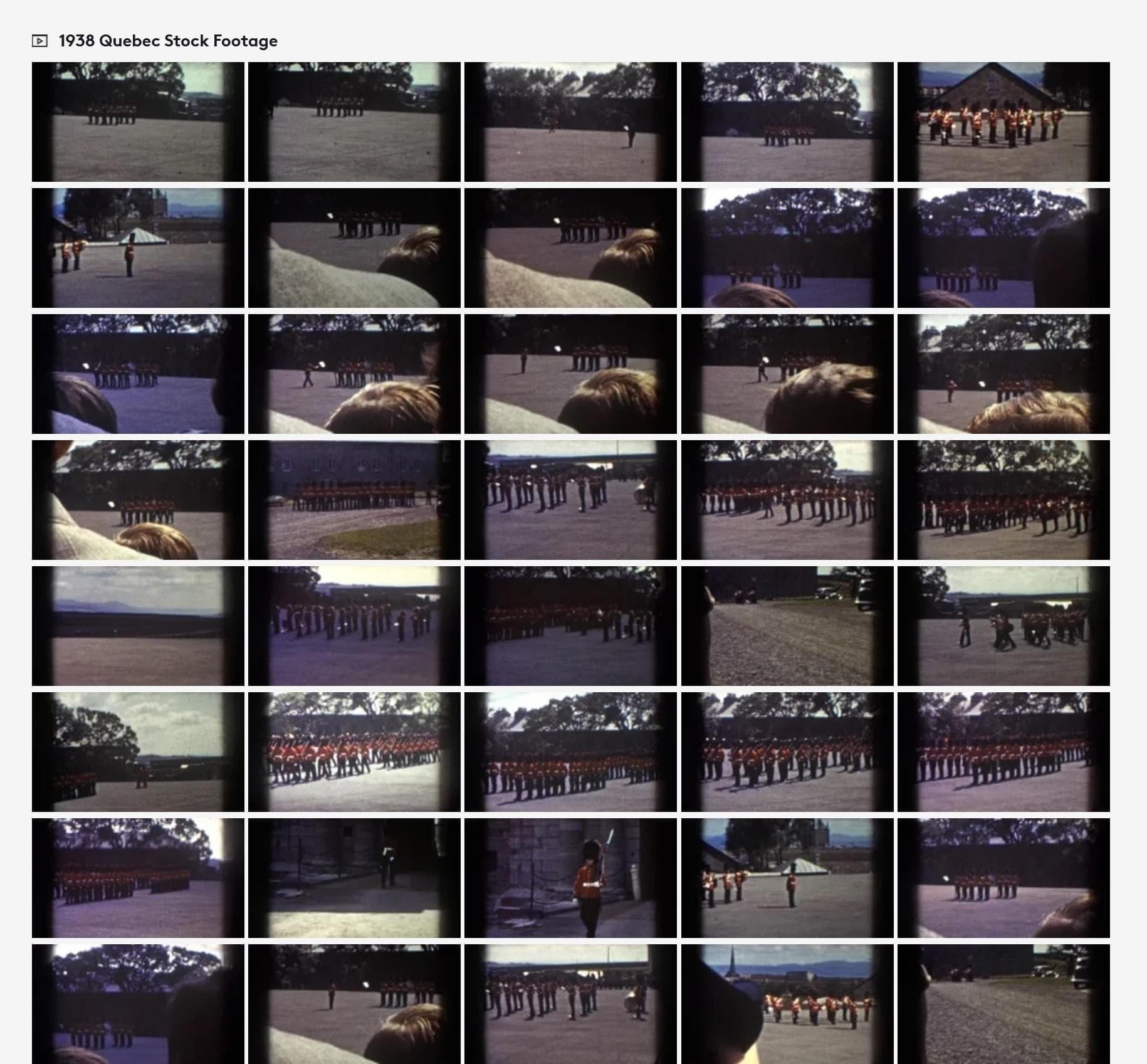 1938 Quebec British Soldier Drill - Historical Stock Footage