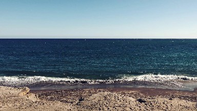 Calm Ocean Waves in Los Cabos