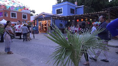A Busy Street for the Halloween