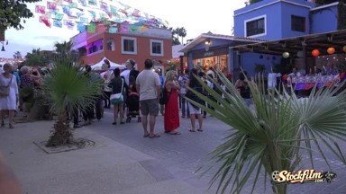 Colorado, United States: People Celebrating Halloween in Street