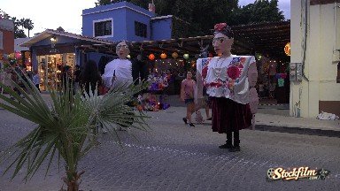 Colorado, United States: Big Halloween Mascots in the Street