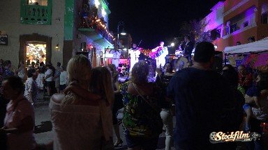 Colorado, United States: People Watching the Street Halloween Musical Event