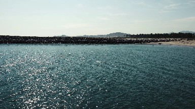 A Warm Blue-Green Sea in Los Cabos