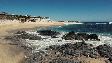 Calm Beautiful Waves in Los Cabos