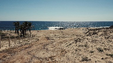 An Empty Peaceful Beach Resort