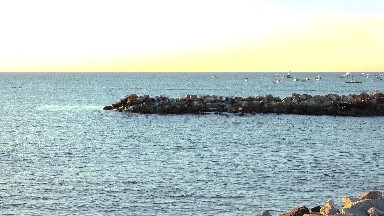Calm Beautiful Sea Waves in Los Cabos