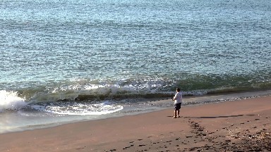 Fishing by the Sea