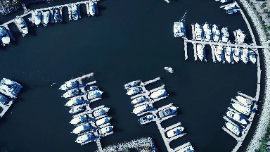 White Rental Yachts in Los Cabos - Aerial view