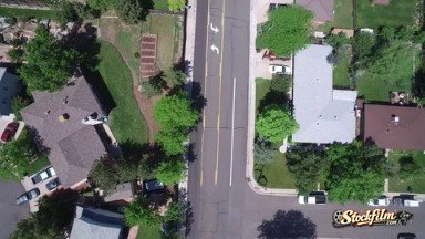 A Clean Beautiful Village in Colorado - Aerial view