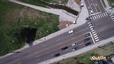 An Intersection - Aerial view