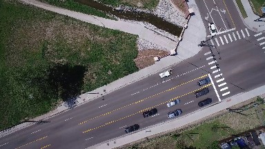 An Intersection - Aerial view