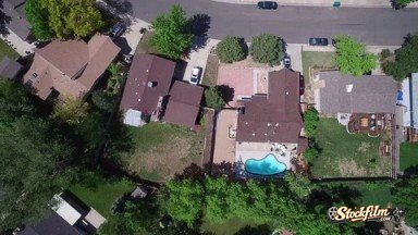 Beautiful Houses in Colorado - Aerial view