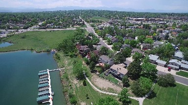 Beautiful Colorado in Aerial View