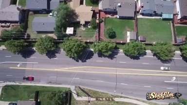 Beautiful Houses in Colorado - Aerial view