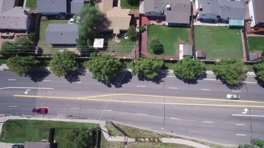 Beautiful Houses in Colorado - Aerial view
