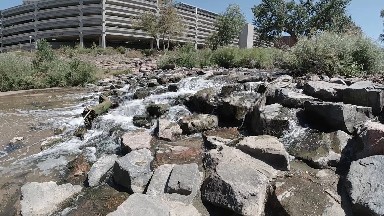 Rocky Flowing Water