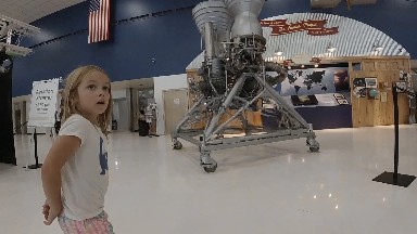 Little Girl Feeling in Awe