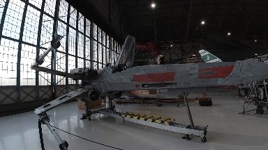 Military Spacecraft on Display. Denver, Colorado, USA.