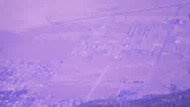 Aerial Tramway Palm Springs California USA (1964): View From Up High Of Farmland
