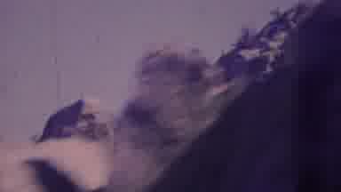 Aerial Tramway Palm Springs California USA (1964): Large Mountain View From A Car