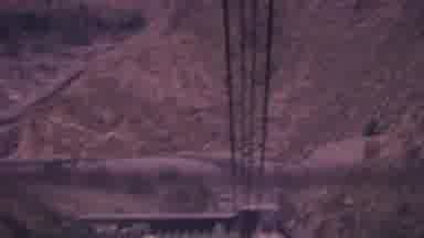 Aerial Tramway Palm Springs California USA (1964): Mountain Ski Lift Going Uphill