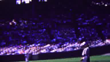 Indiana USA (1963): Baseball Player Exciting The Crowd