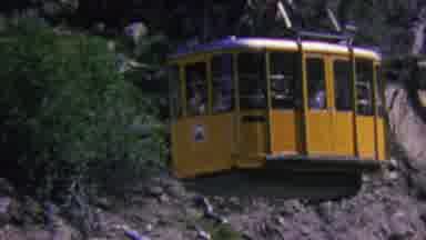 Aerial Tramway Palm Springs California USA (1964): Scary People High Rocks
