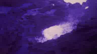 Honolulu Hawaii USA (1964): Exploding Blue Water Geyser Rock Volcano Flowing
