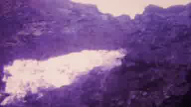 Honolulu Hawaii USA (1964): Ocean Waves Crashing Against Cliff Rocks