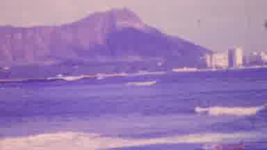 Honolulu Hawaii USA (1964): Mountain Over Body Of Water