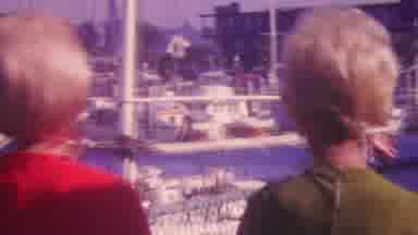 Honolulu Hawaii USA (1964): Walking Along The Small Harbor