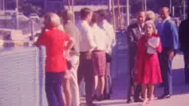 Honolulu Hawaii USA (1964): Vintage Video Of People Standing Around