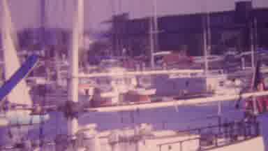 Honolulu Hawaii USA (1964): Couple Walking Around Looking At Boats