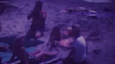 Palm Springs California USA (1964): People Enjoying Themselves At The Beach On A