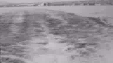 Pearl Harbor Hawaii USA (1962): Waves Crashing Upon A Shoreline Of Houses