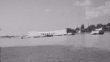 Pearl Harbor Hawaii USA (1962): Structure In The Distance