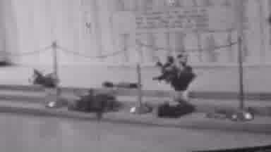 Pearl Harbor Hawaii USA (1962): Man Visiting Corded Off War Memorial Wall With