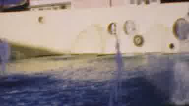 Disneyland Los Angeles California USA (1964): Family At Water Park Admires