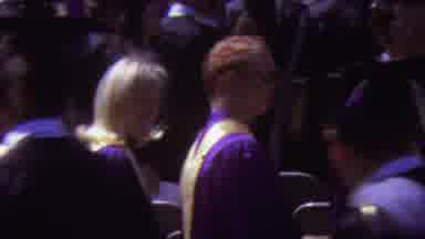 Los Angeles USA (1965): Students On Graduation Wearing Gowns