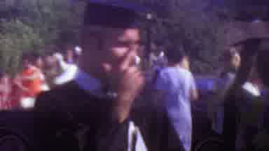 Los Angeles USA (1965): Young People Forming A Celebration In An Open Place Giving