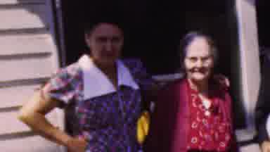 Wisconsin USA (1954): People In Front Of House