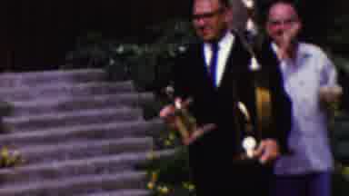 California USA (1961): Man Wins Award And Gives Speach