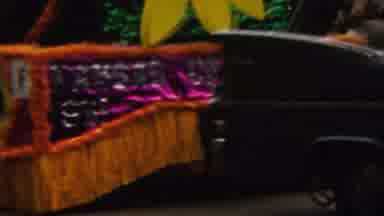 California USA (1961): Parade Float Crusing By