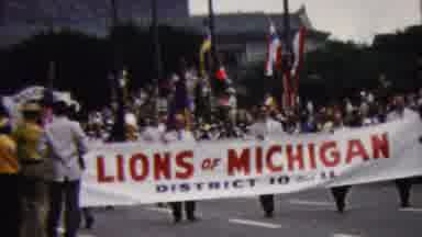California USA (1961): People Marching In Michigan
