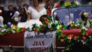 California USA (1961): Miss Minnesota Jean Elverum During Parade